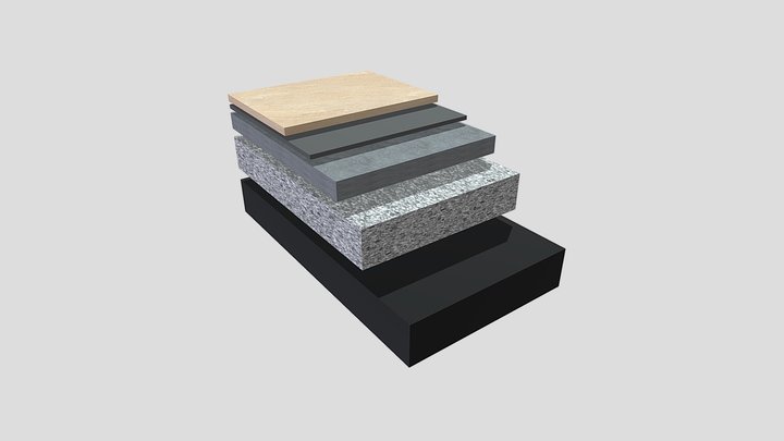 Porcelain Laying Diagram 3D Model