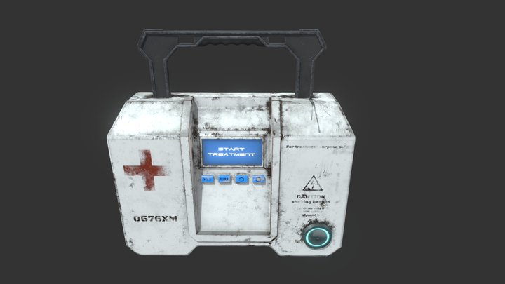 Sci-fi portable medkit 3D Model