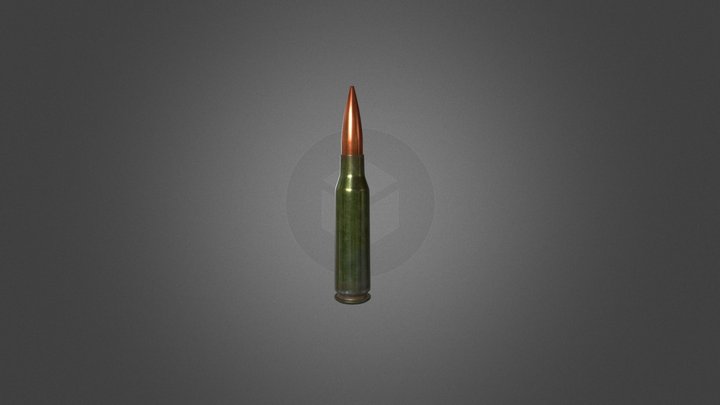 5.45x39 3D Model
