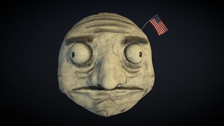 Me Gusta Moon 3D Model