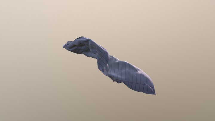 Crumbled Paper 1 3D Model