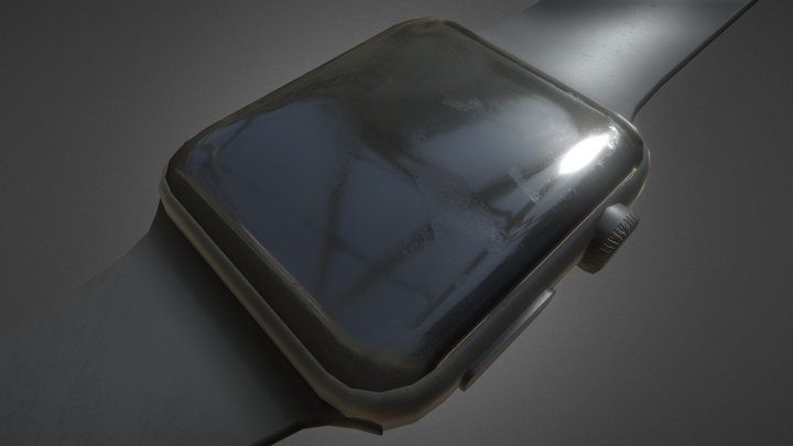 Smartwatch inspired in Apple Watch Series 3 3D Model