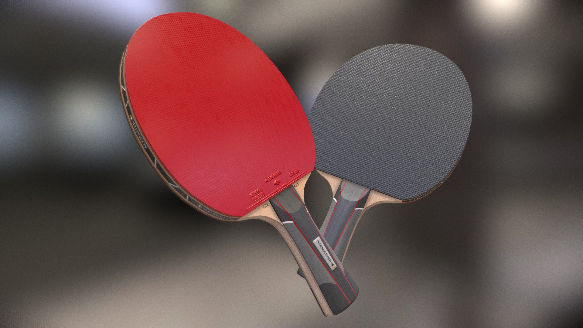 Ping Pong Paddle - Buy Royalty Free 3D model by Alex_Zup [8d14e0c 