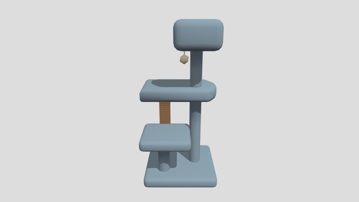 Cat Tower 3D Model