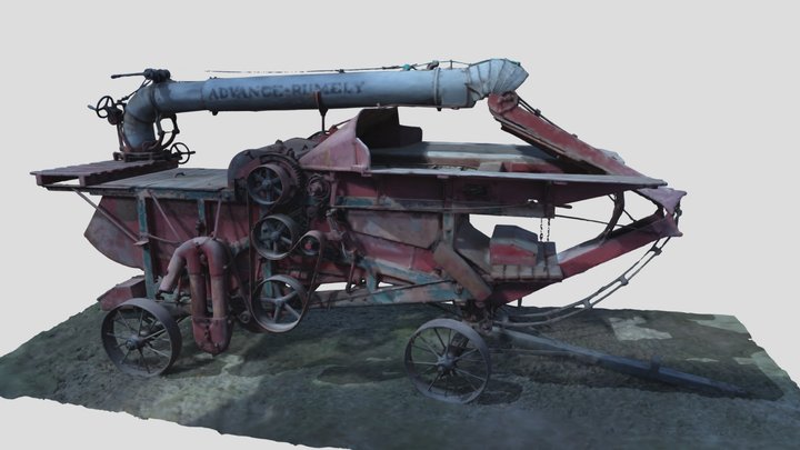 Advance Rumely corn shredder 3D Model