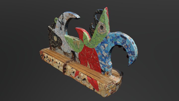 Fantasia en mosaico 3D Model