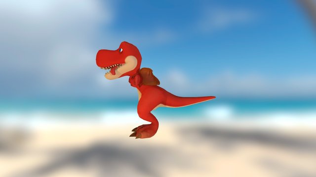 Dinogeddon - Dino's Game Animation Cycles 3D Model