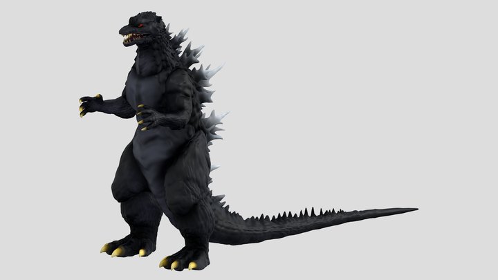 Godzilla 2004 3D Model