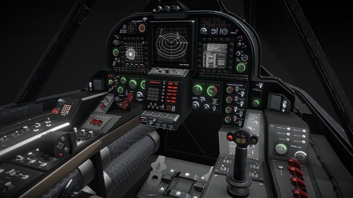 Joseph Banks Woestijn kwaliteit Cockpit-part 3D models - Sketchfab