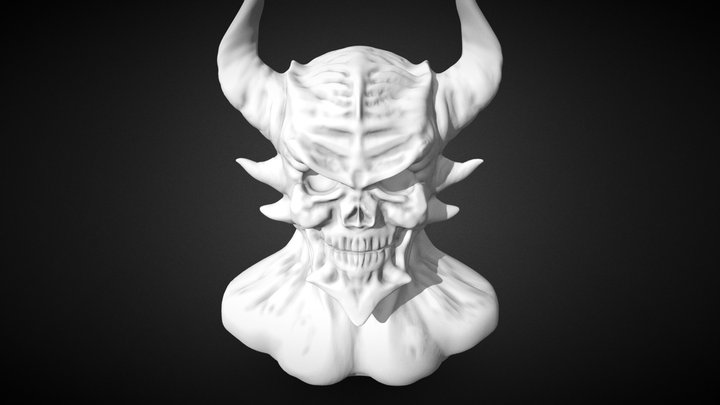 Demon Sculpture 3D Model