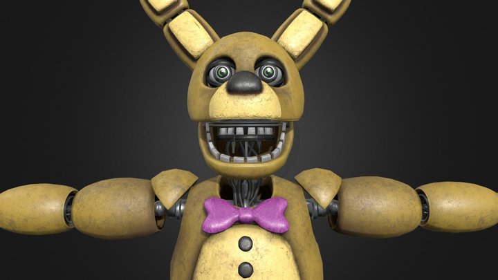 The Real SpringBonnie From FNaF HW – Gratis 3D-model STL