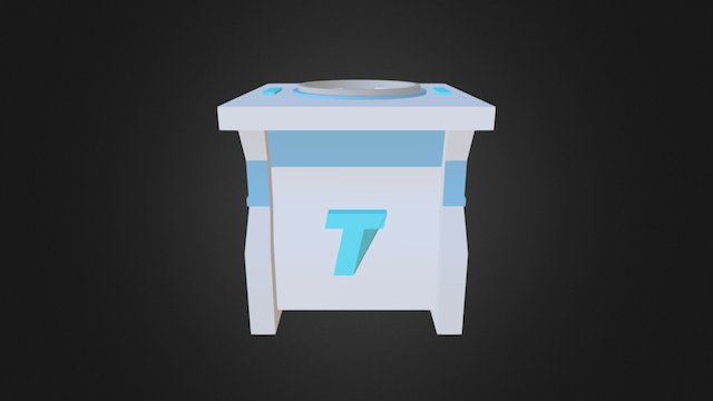 Blue Bin - Future 3D Model