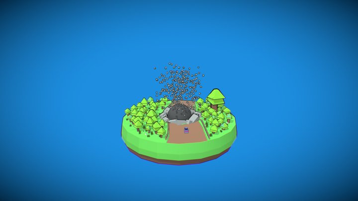 Meteorito 3D Model