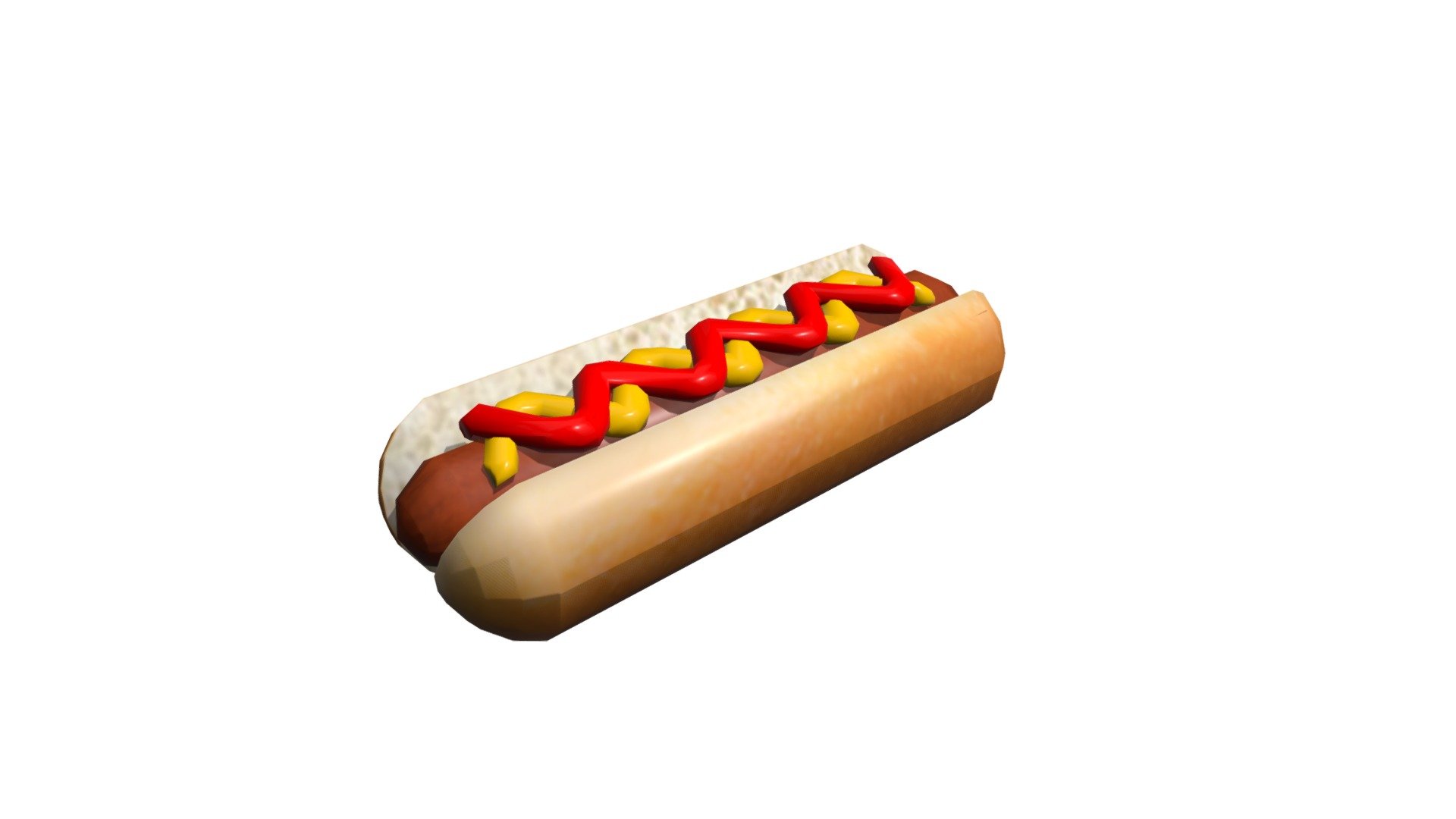 PUT SOME MUSTARD AND KETCHUP ON IT