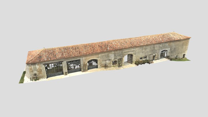 Château de la Mothe Bâtiment Ouest 3D Model