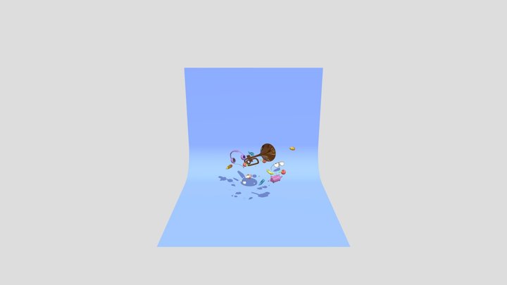 Various Objects 3D Model