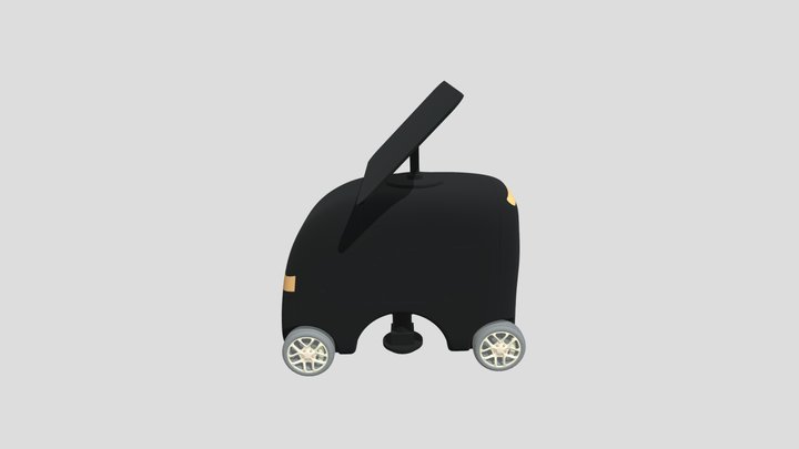 太阳能小车 3D Model