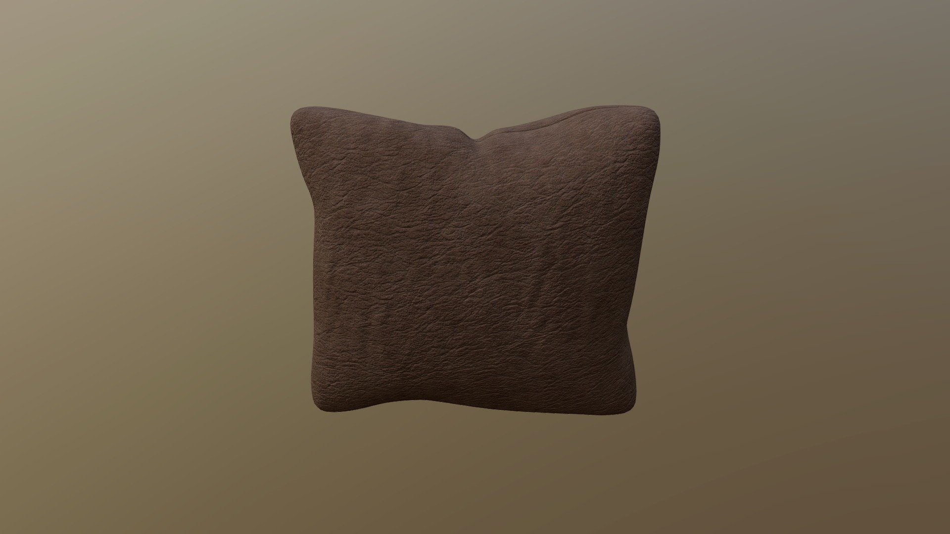 Pillow (Brown Leather Variant)