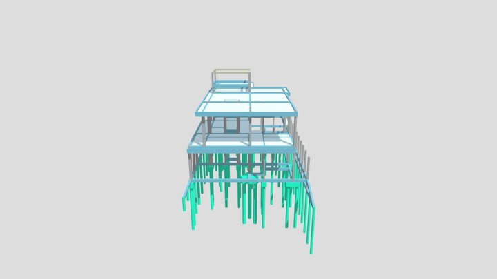 3D ESTRUTURA LEANDRO 3D Model