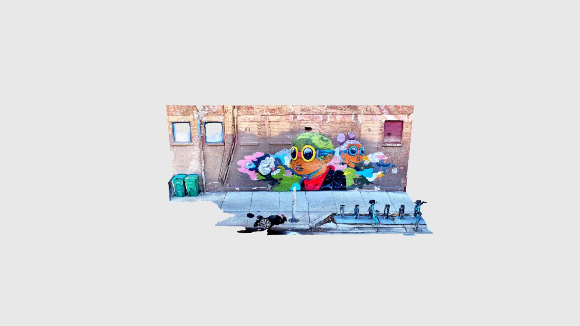 HEBRU BRANTLEY Mural @ Wicker Park Chicago