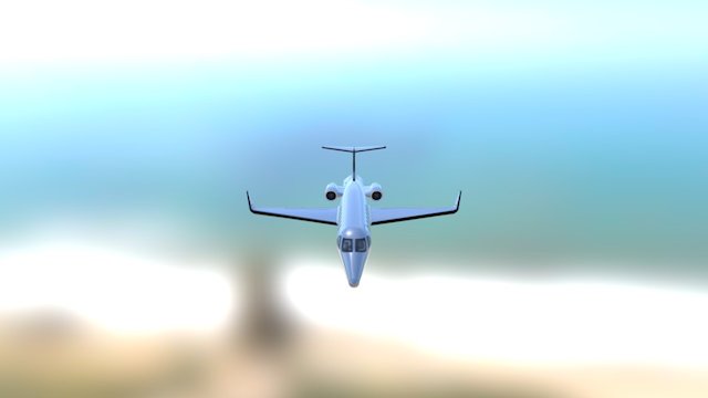 Private Jet 3D Model
