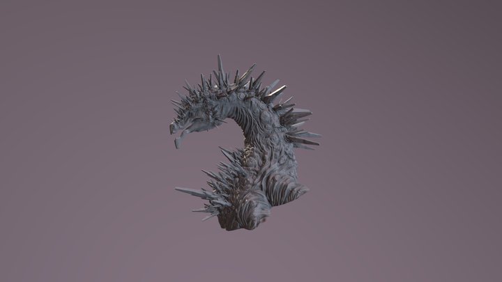 Dragon bust 3D Model