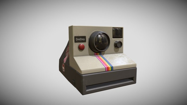 Polaroid Camera 3D Model