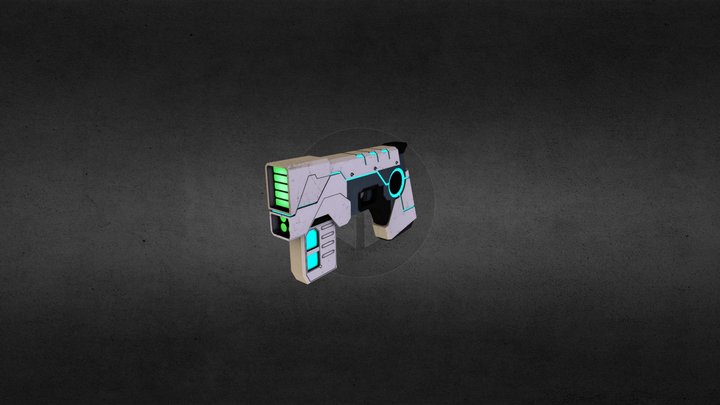 Torrent Pistol 3D Model