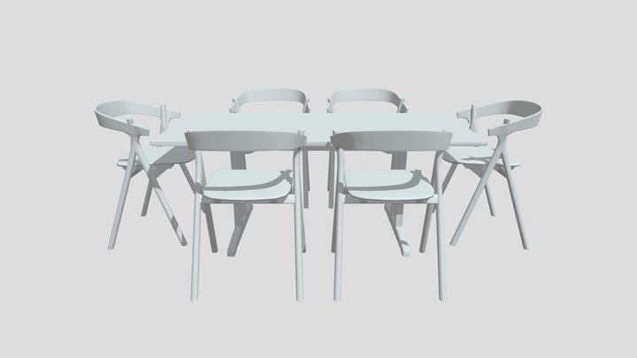 Dining Table 3D Model