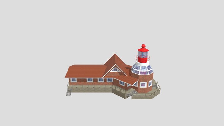 Cape Horn Lighthouse | faro di Capo Horn 3D Model