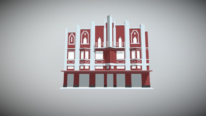 Cine Teatro Coliseu 3D Model
