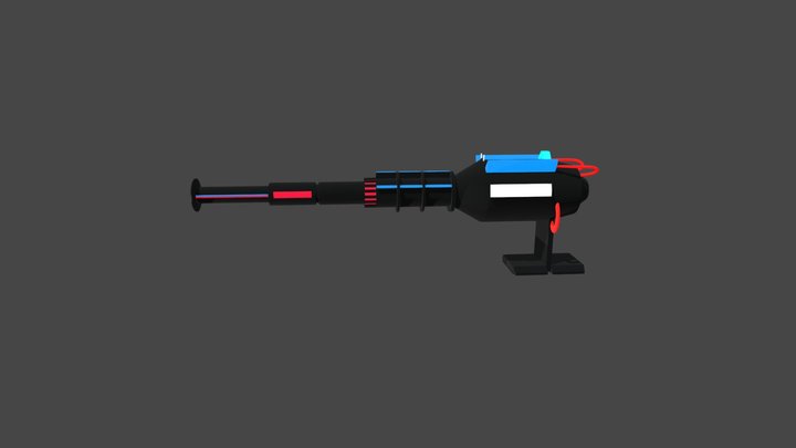 X-10 Segmented Railgun – Kostenloses 3D-Modell STL