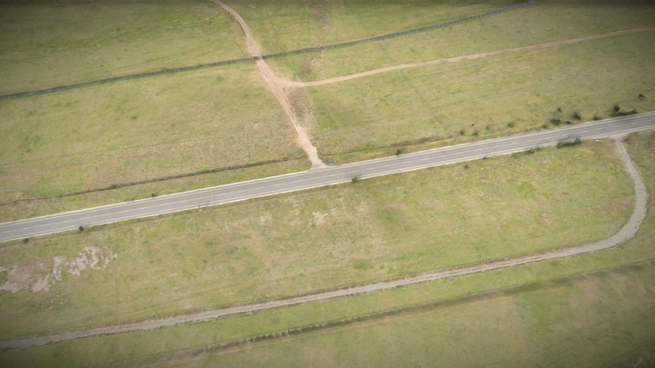 Grassland and highway – Modello 3D gratuito STL