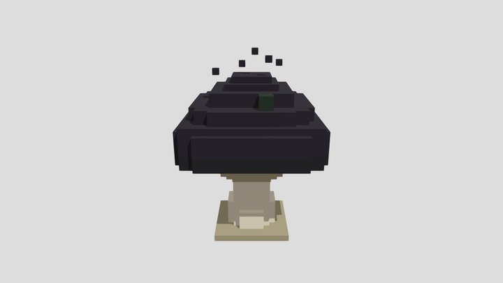 Voodoo Mushroom - Voxel 32x32 – Modèle 3D gratuit STL