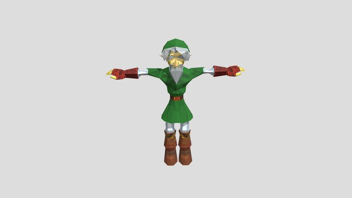 WarioWare: Smooth Moves Old Link 3D Model