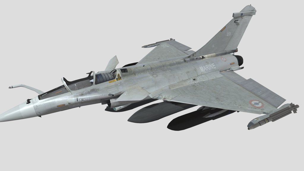 Rafale + Weapons + Animations