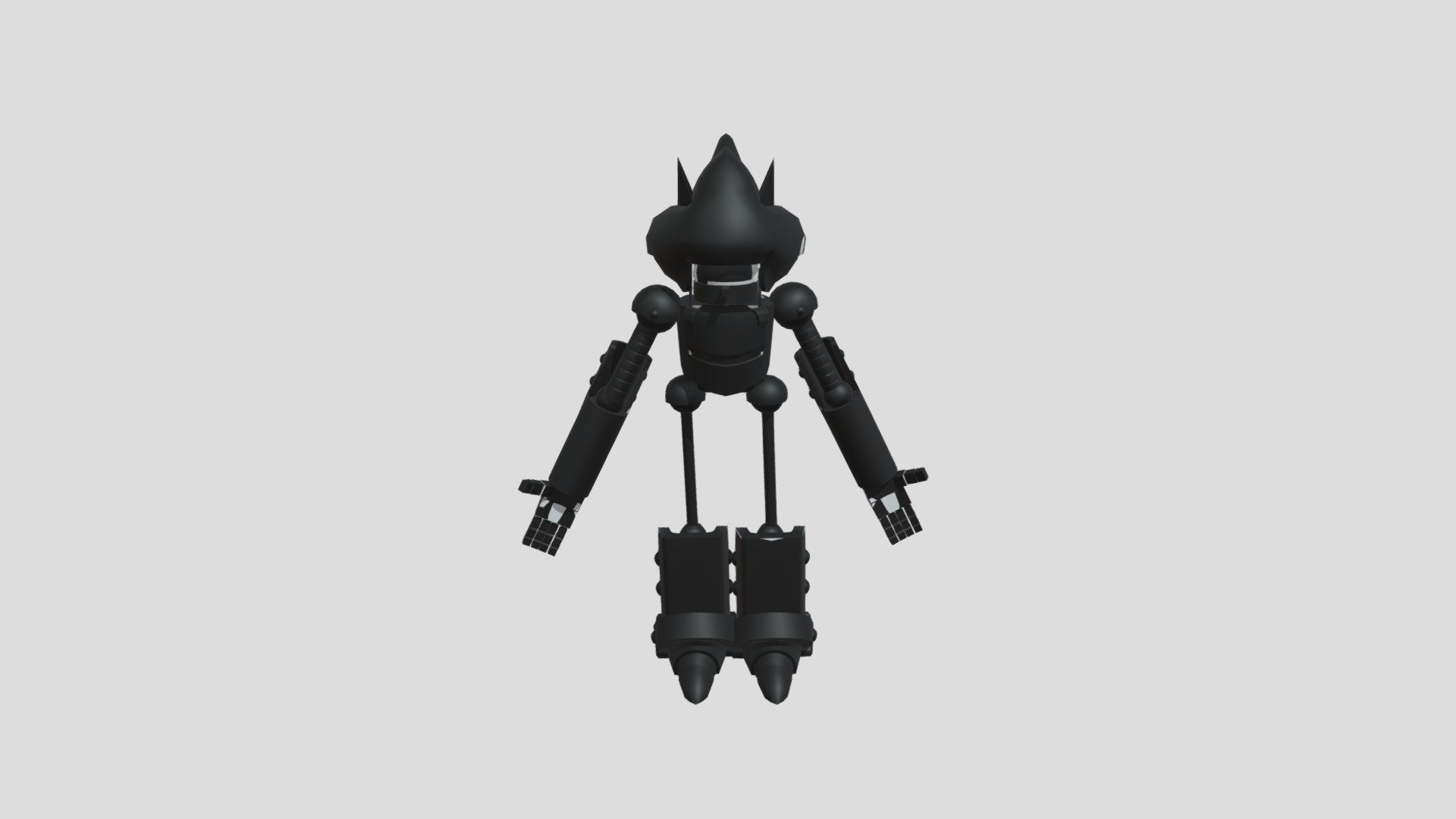 Free STL file Mecha Robo Metal Sonic 2d 3d Sprite 🖼️・3D printer