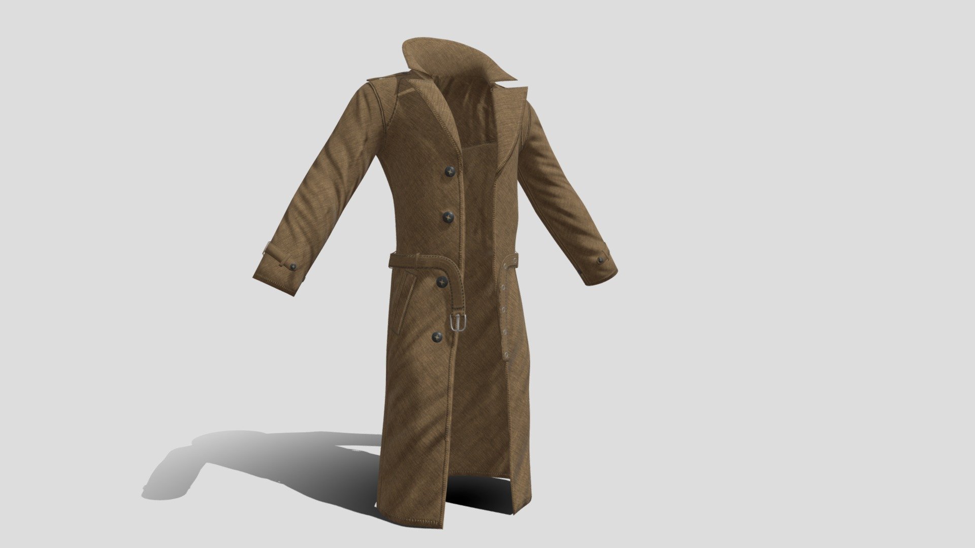 Detective's cloak - 3D model by VelialsModel [8d23057] - Sketchfab
