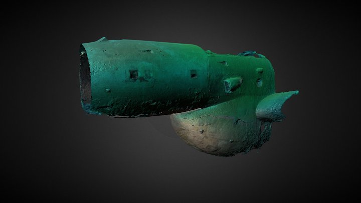Plane-wreck-engine-nacelle 3D Model