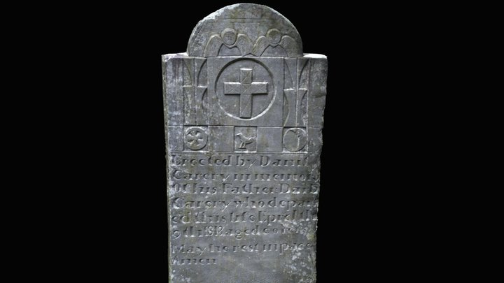 Darby Carcry (1758-1818) Headstone 3D Model