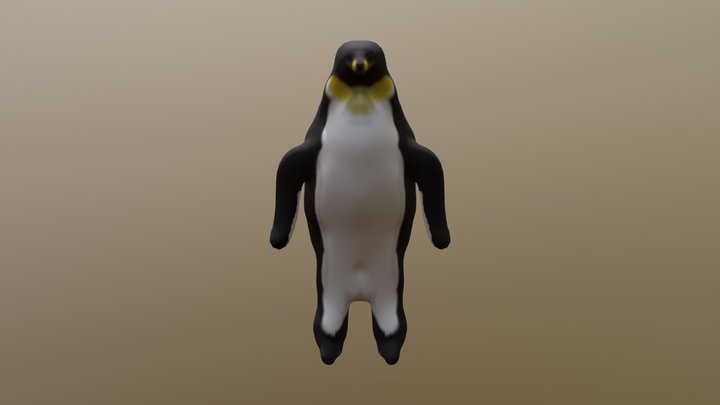 Penguin Blender Export 3D Model