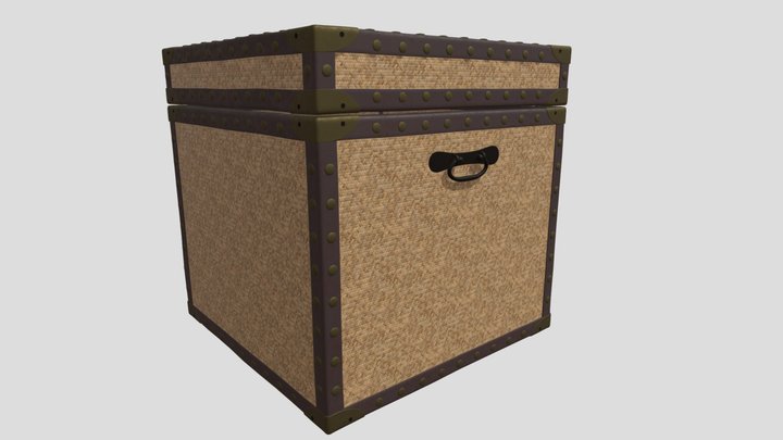 Serena Rattan Trunk 3D Model