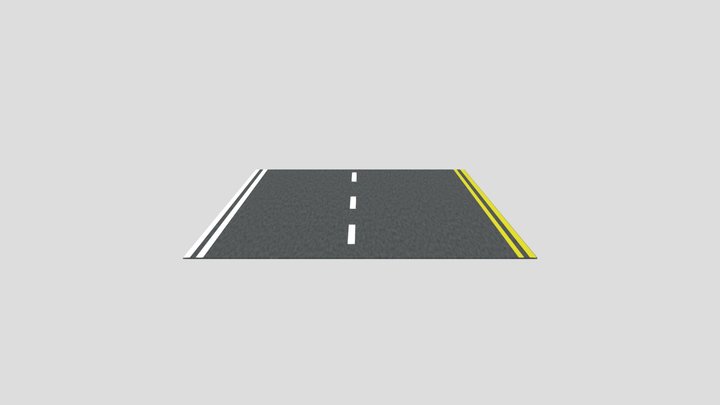 MAG Double Yellow White Dash Double White 5m – Kostenloses 3D-Modell STL