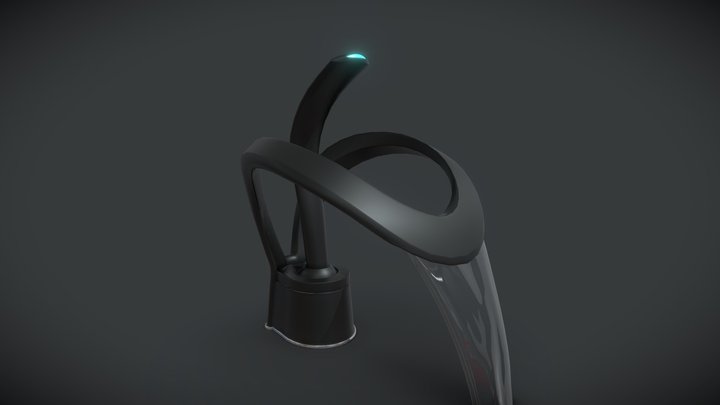 Mixer (bathroom faucet with indicator) 3D Model