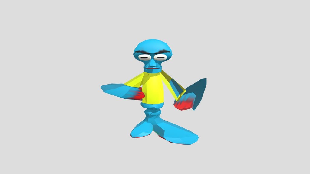 squid neighbor mesh for sims 4 studio