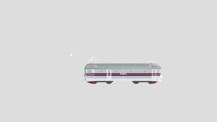 Amtrak+X995 3D Model