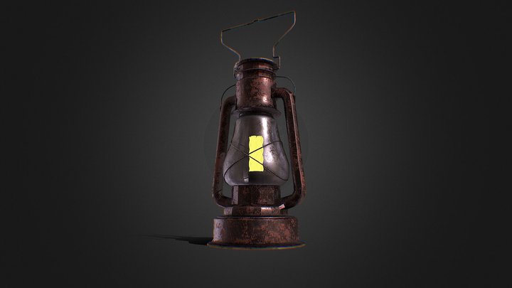 VintageLamp 3D Model