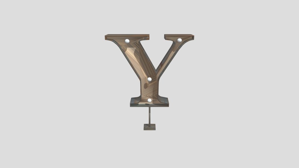 Vintage Marquee Carnival Light Y