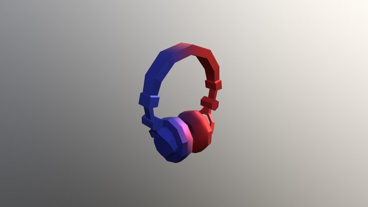 Headphones Final Obj 3D Model