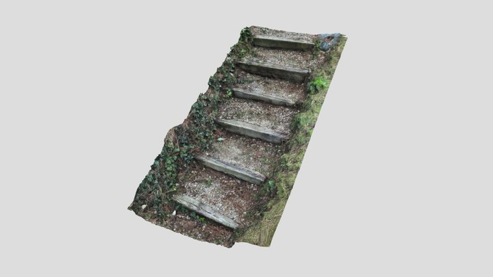 Garden Staircase 3D Model